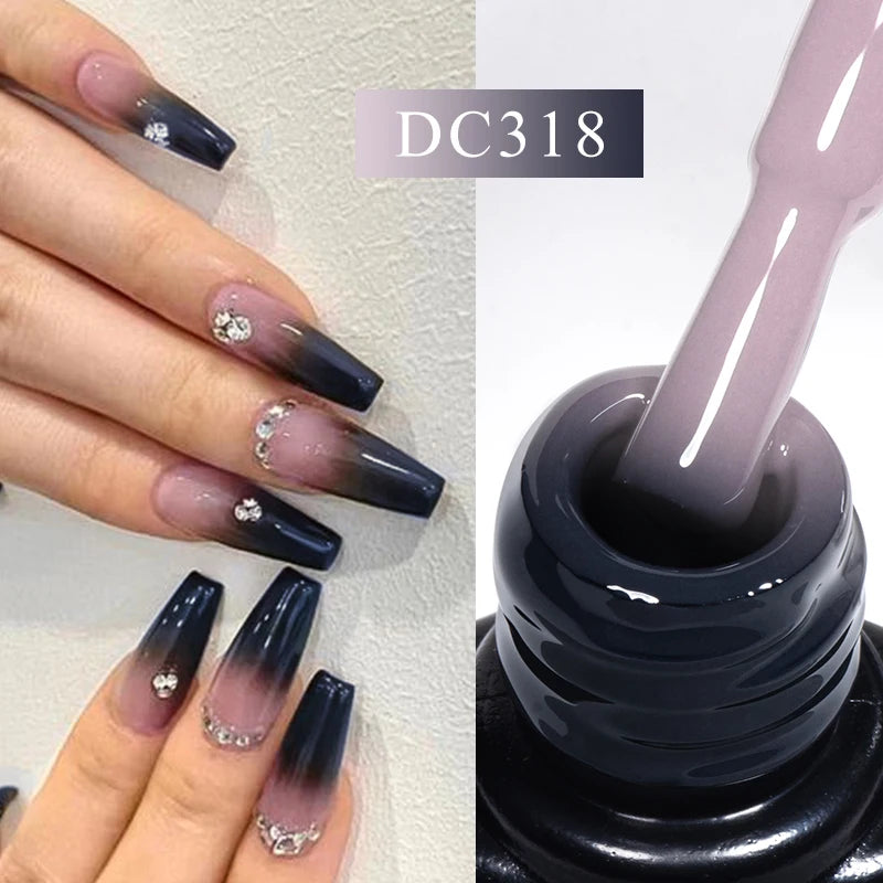Changing AurorasThermal Rubber Base Gel Nail Polish
