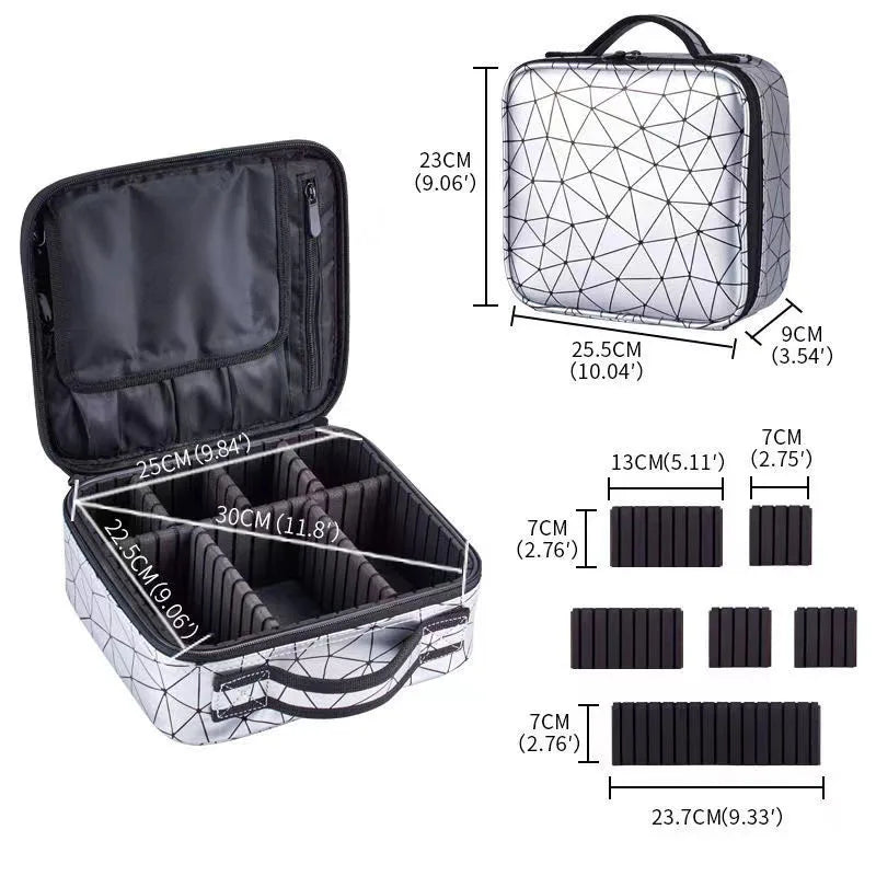 PU Leather Profession Makeup Case