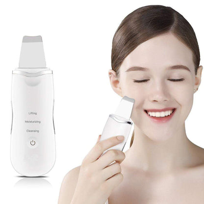 Ultrasonic Facial Scrubber – Deep Cleansing & Skin Smoothing Tool