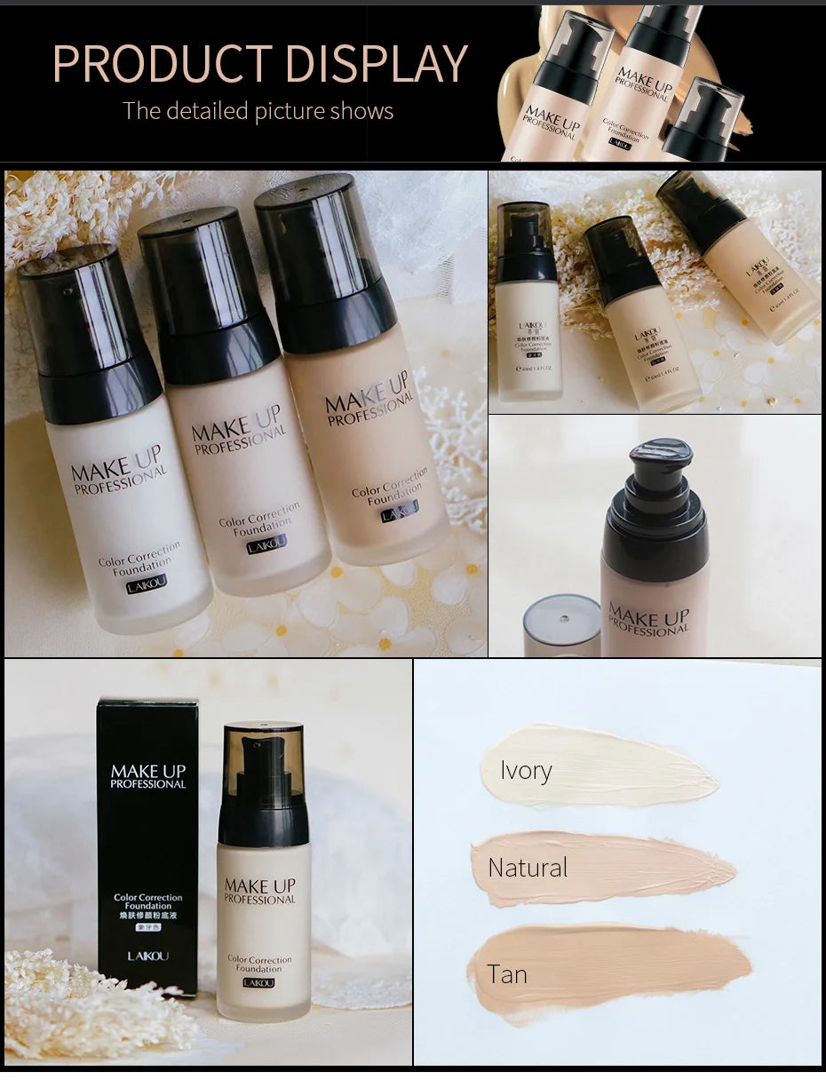 LAIKOU Makeup Base Face Liquid Foundation