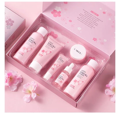 Laikou 6pcs/set Sakura Skin Care Set