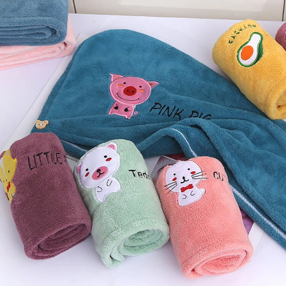 Embroidery Style Hair Drying Cap