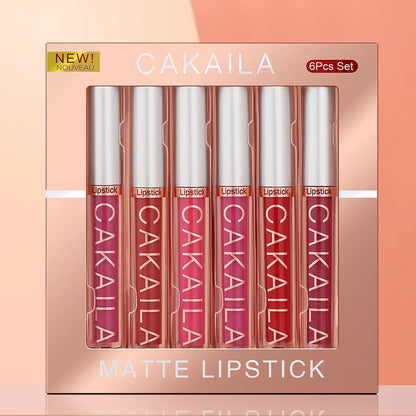 CAKAILA 6-Color Lip Gloss Lipstick Set