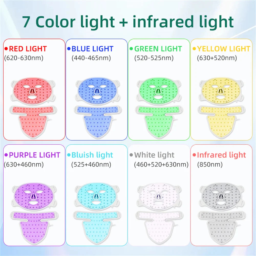 LED 8 Colors Face Mask