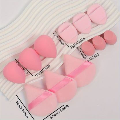 12-Piece All-Purpose Makeup Sponge Set.