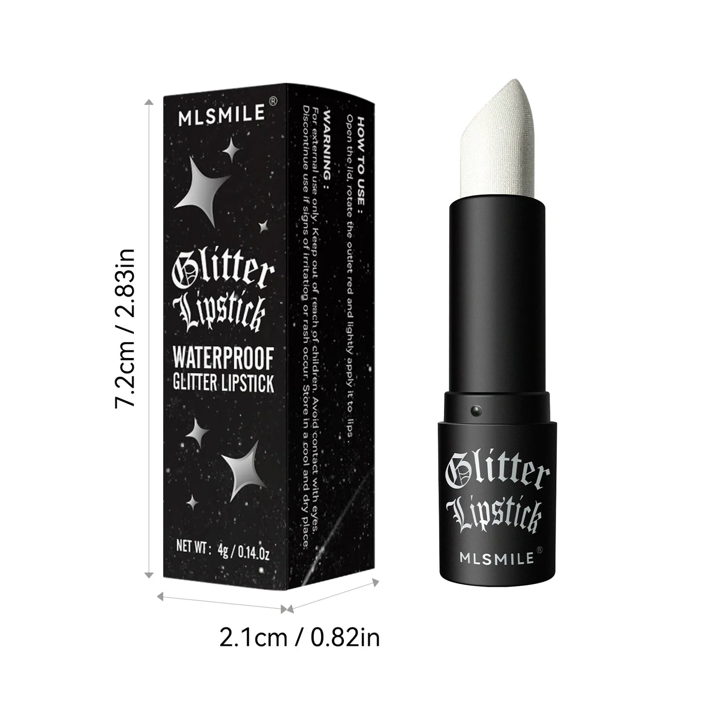 7 Colors Glitter Lipstick Waterproof