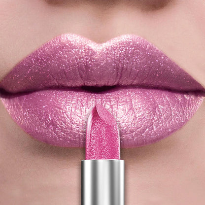 21 Colors Bold & Intense Glitter Shiny Metallic Lipstick