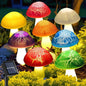 Solar Garden Decor Lights Crack Mushrooms