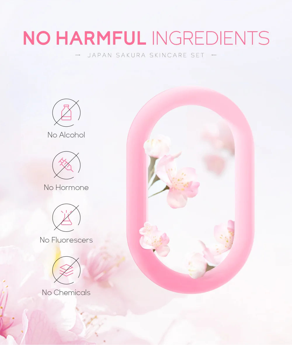 Laikou 6pcs/set Sakura Skin Care Set
