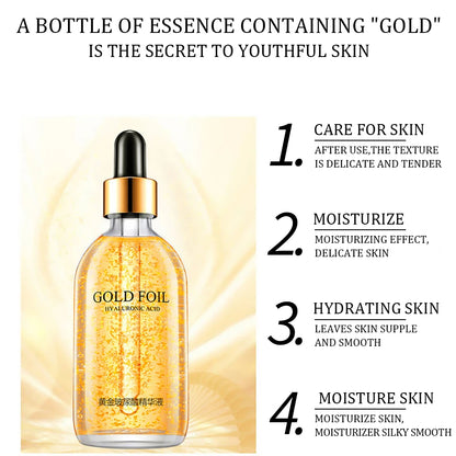 Gold Hyaluronic Hydration Serum – Lightweight Daily Moisture (100ml)