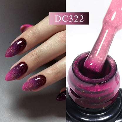 Changing AurorasThermal Rubber Base Gel Nail Polish
