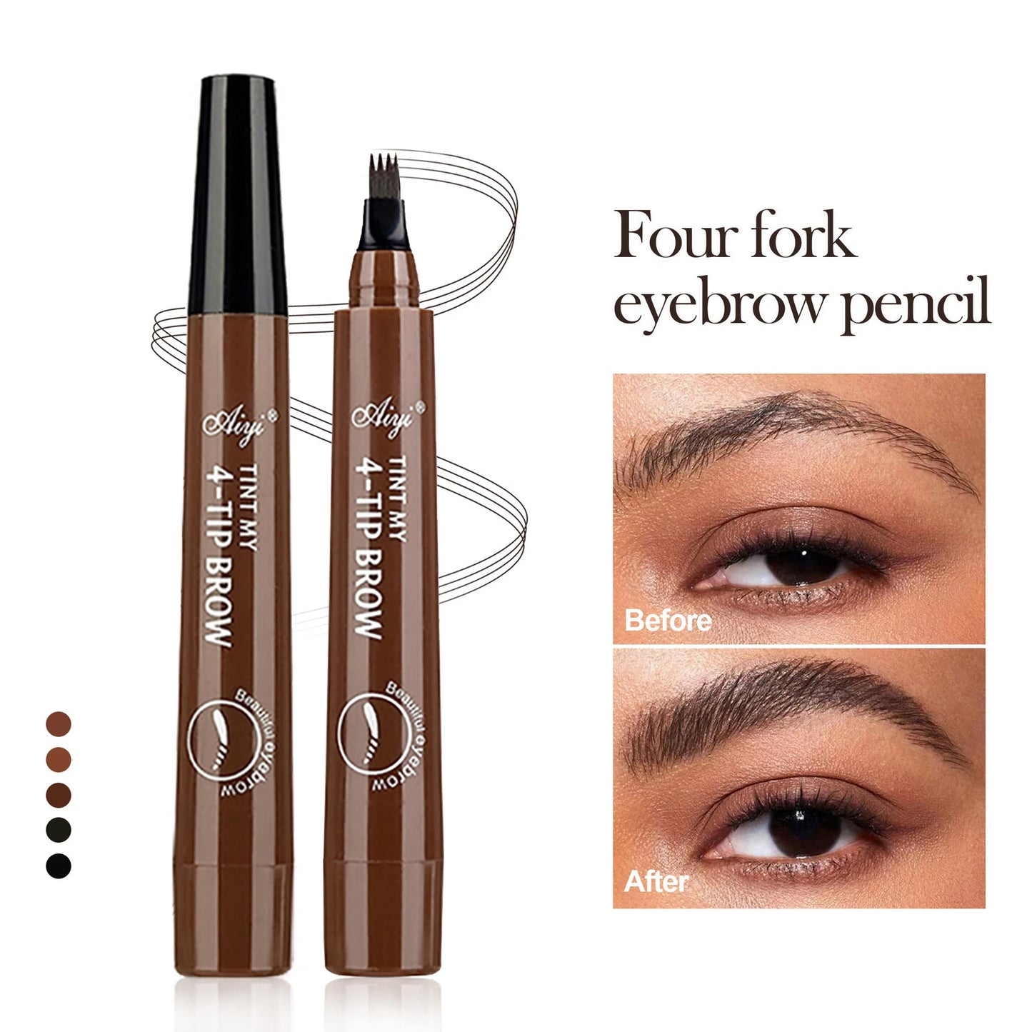 Four-pronged eyebrow pencil,
