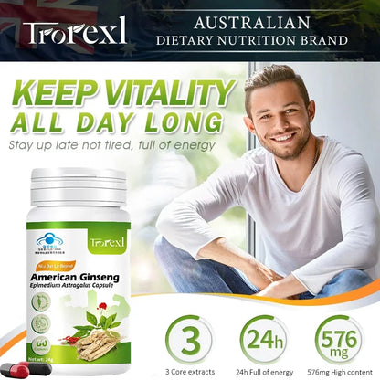 Health Supplement With Astragalus Epimedium Ginseng Extract