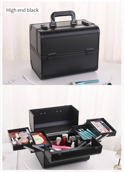 Makeup Train Case Aluminum Alloy