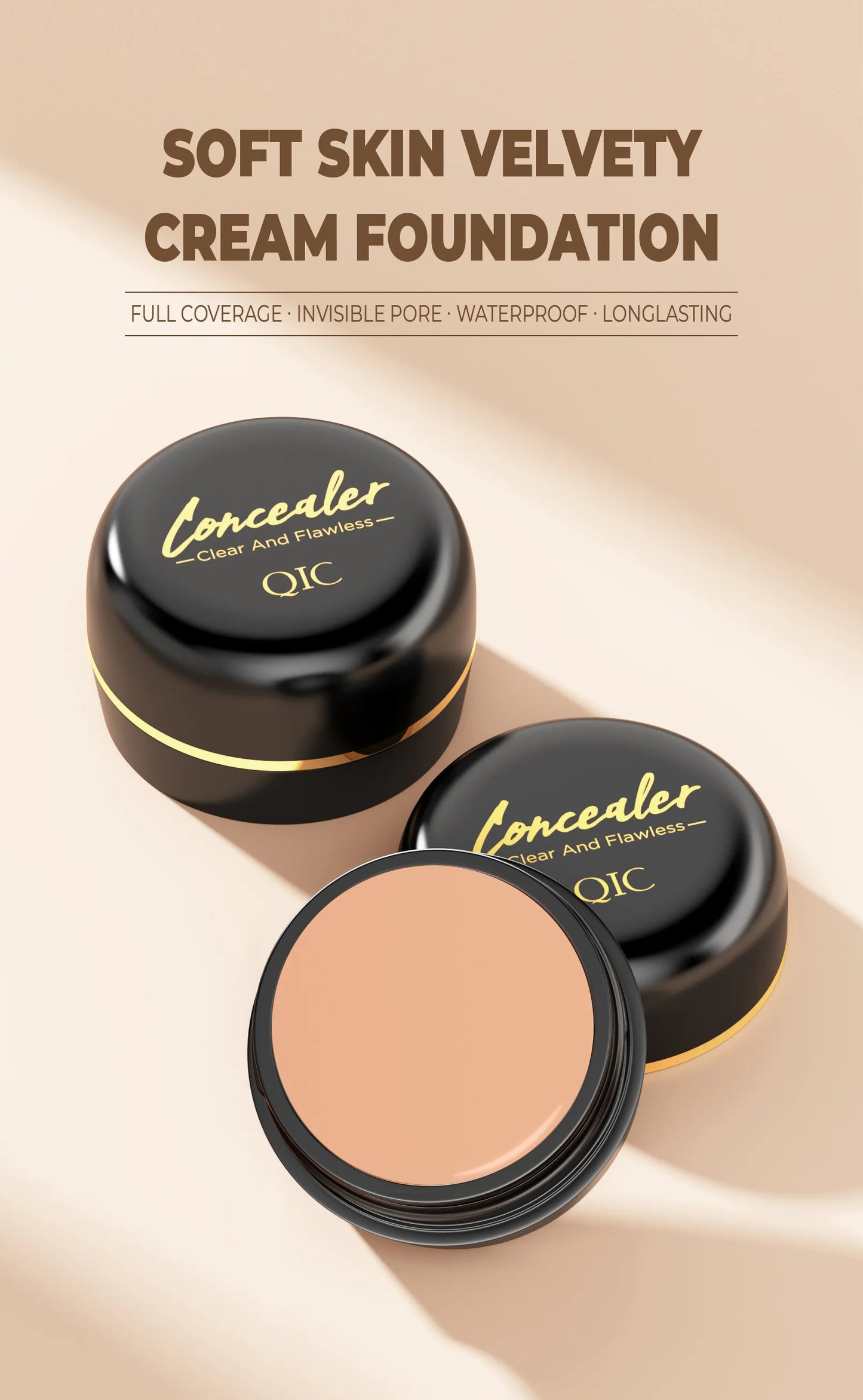 Waterproof Full Coverage Concealer