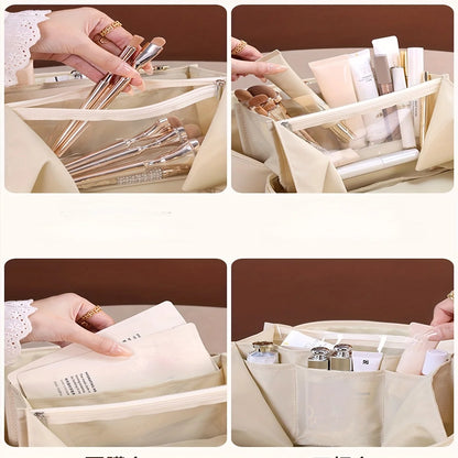 PU Flame Makeup Bag,