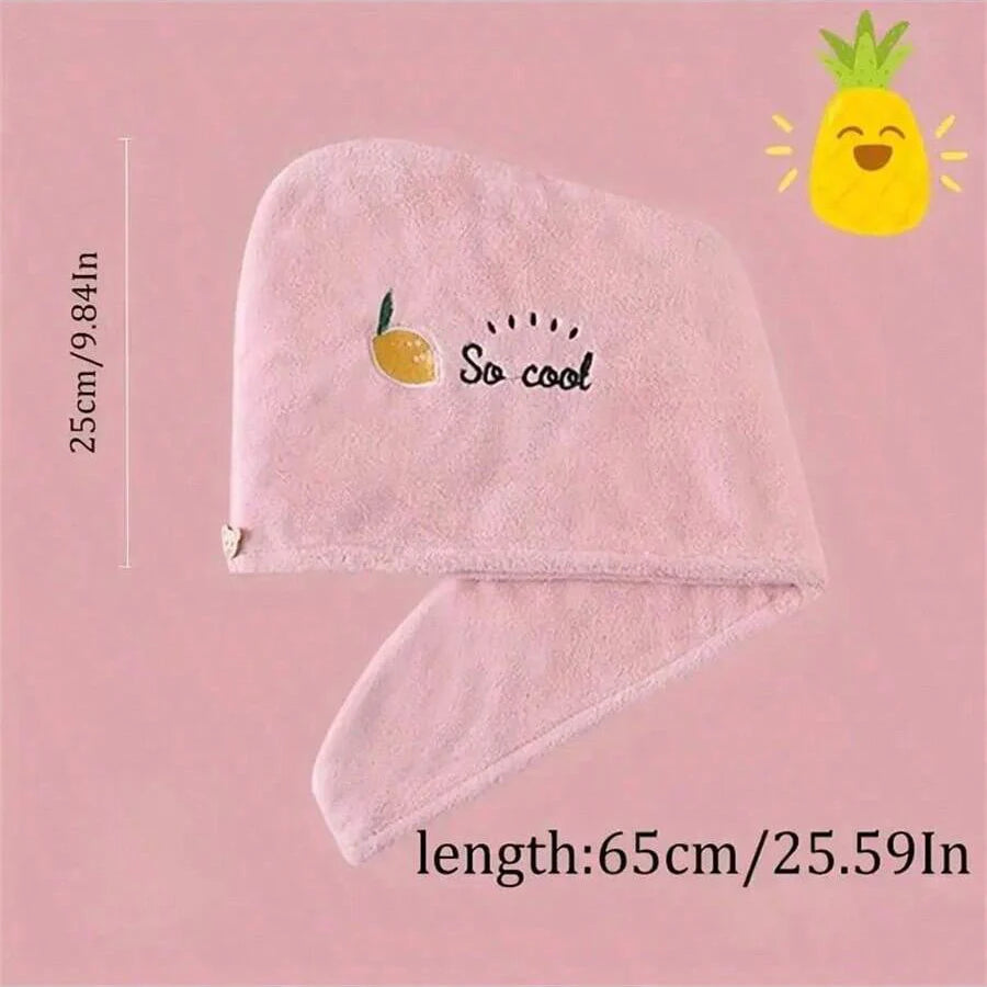 Embroidery Style Hair Drying Cap