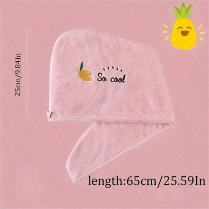 Embroidery Style Hair Drying Cap