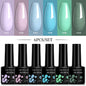 LILYCUTE 6Pcs/Set 7ML Gel DIY Nail Polish