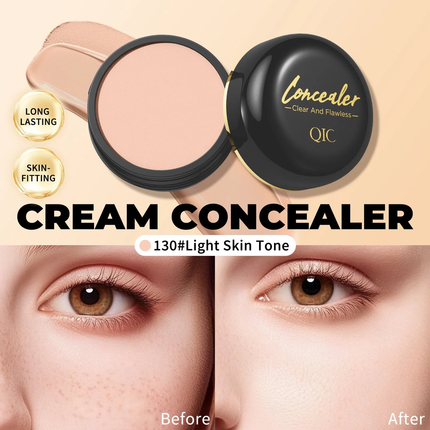 Waterproof Full Coverage Concealer
