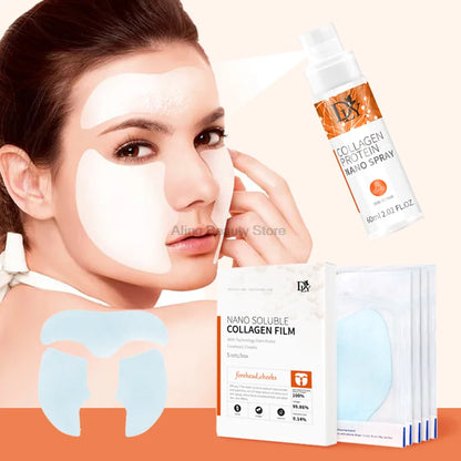 Nano Hydrolyzed Collagen Protein Film Mask Skin Care Product