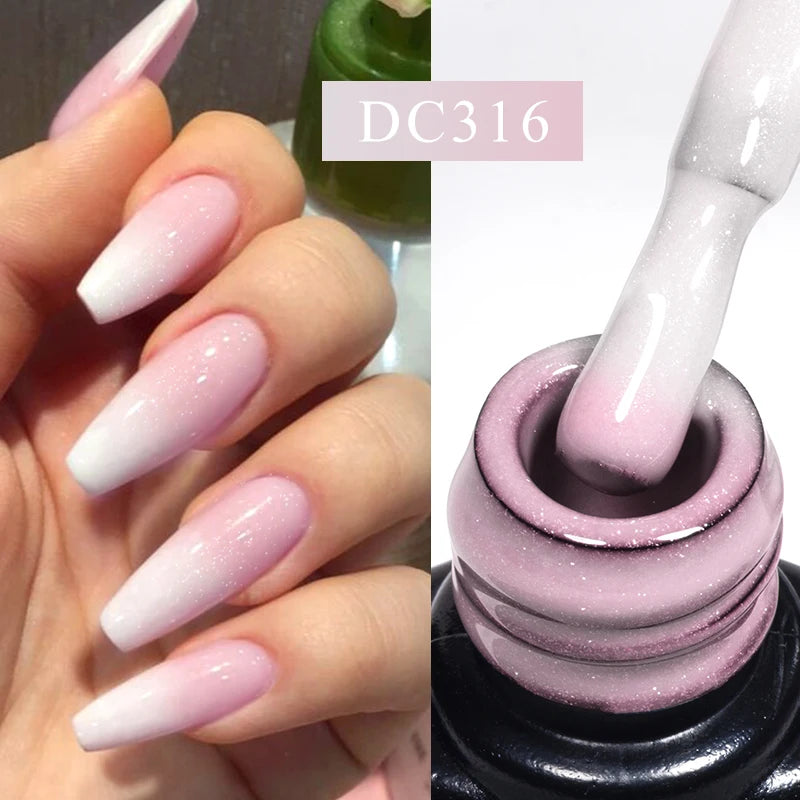 Changing AurorasThermal Rubber Base Gel Nail Polish