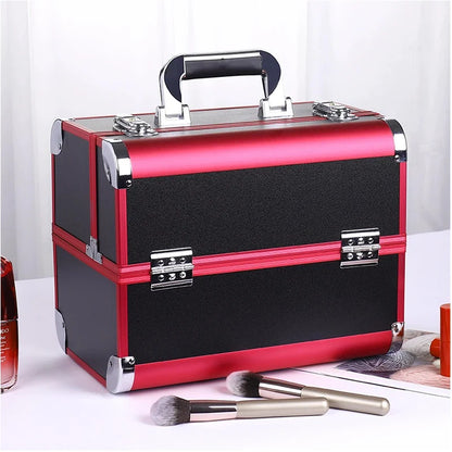 Makeup Train Case Aluminum Alloy