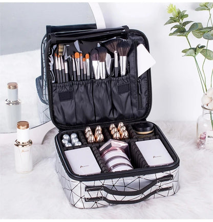 PU Leather Profession Makeup Case