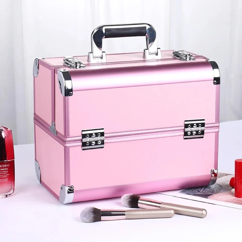 Makeup Train Case Aluminum Alloy