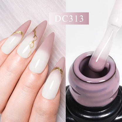 Changing AurorasThermal Rubber Base Gel Nail Polish