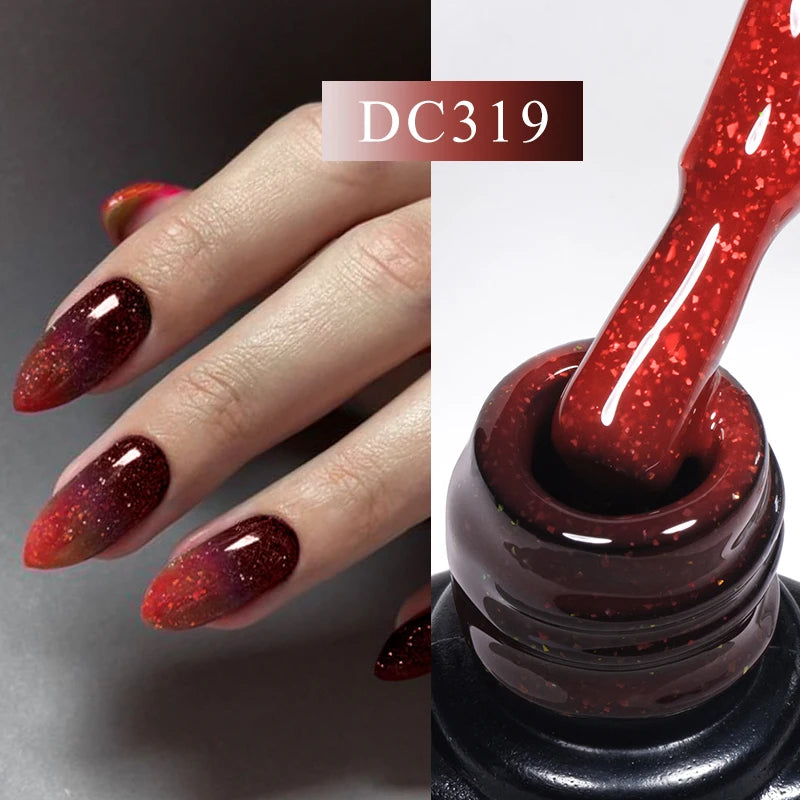 Changing AurorasThermal Rubber Base Gel Nail Polish