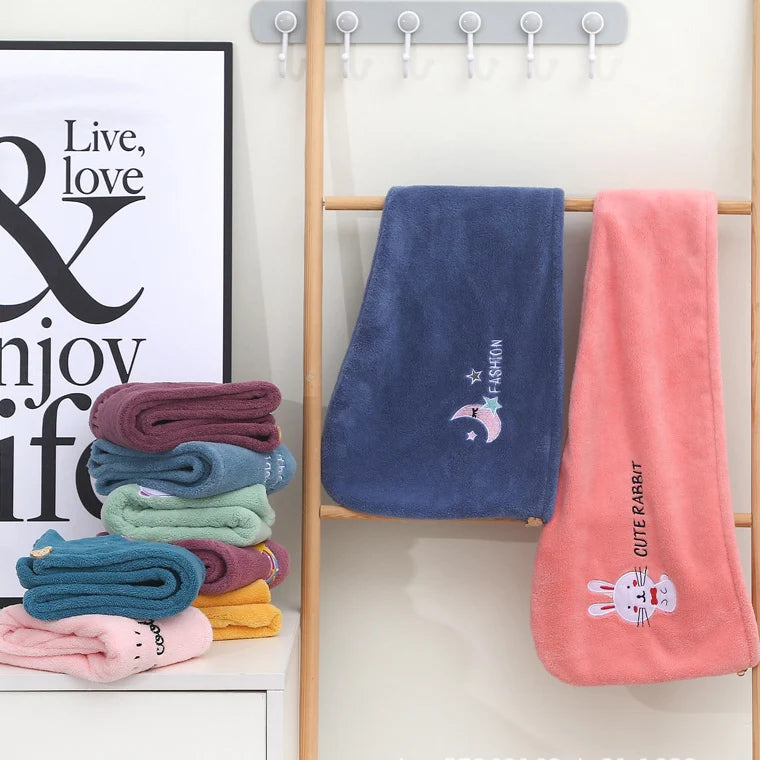 Embroidery Style Hair Drying Cap