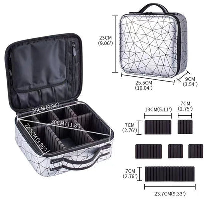 PU Leather Profession Makeup Case