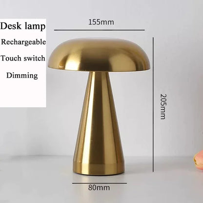 LED Table Lamp Retro Mushroom  Touch Sensor