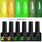 LILYCUTE 6Pcs/Set 7ML Gel DIY Nail Polish