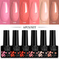 LILYCUTE 6Pcs/Set 7ML Gel DIY Nail Polish