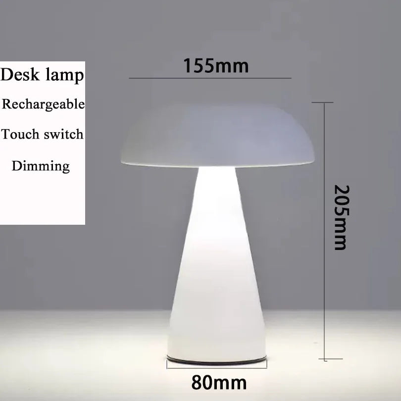 LED Table Lamp Retro Mushroom  Touch Sensor