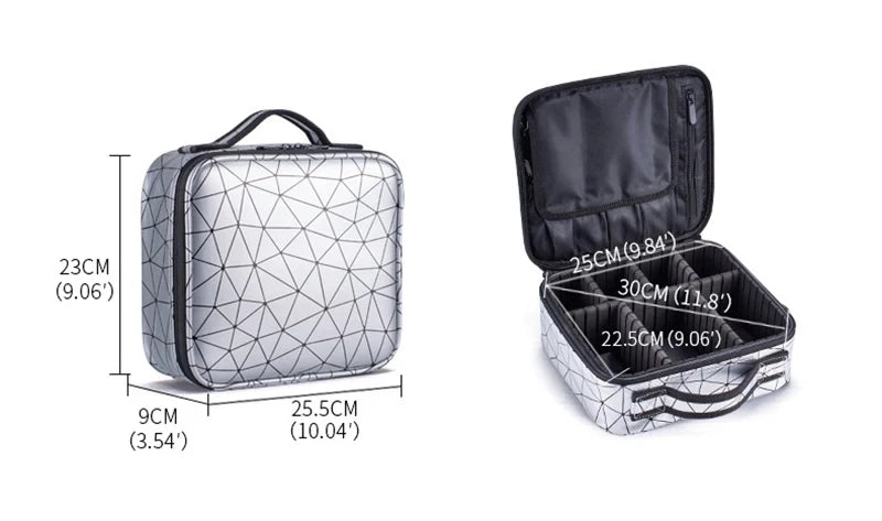 PU Leather Profession Makeup Case
