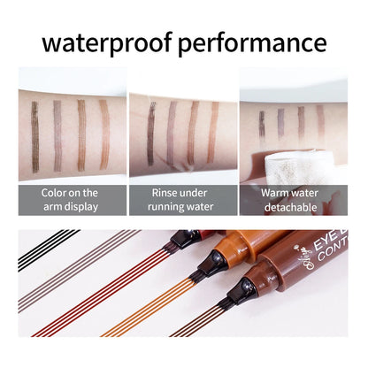 Four-pronged eyebrow pencil,