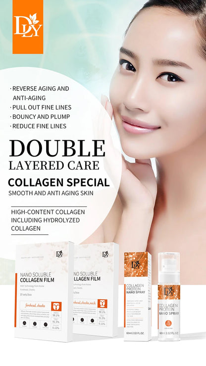 Nano Hydrolyzed Collagen Protein Film Mask Skin Care Product