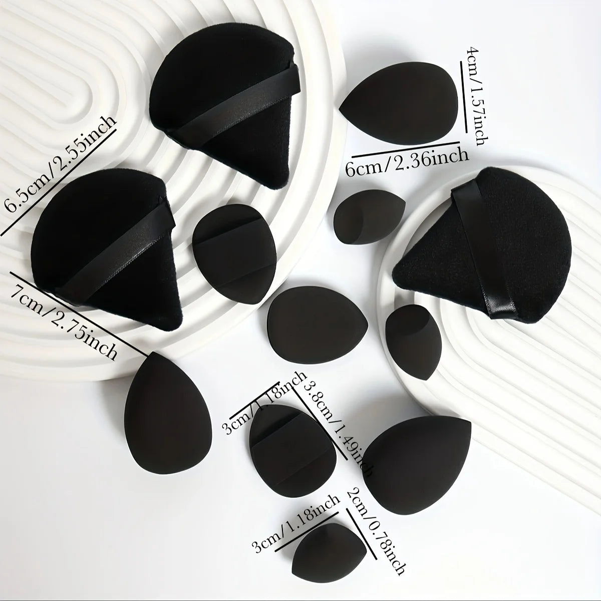 12-Piece All-Purpose Makeup Sponge Set.