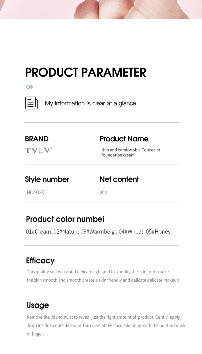 TVLV Concealing Foundation Stick: