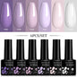 LILYCUTE 6Pcs/Set 7ML Gel DIY Nail Polish