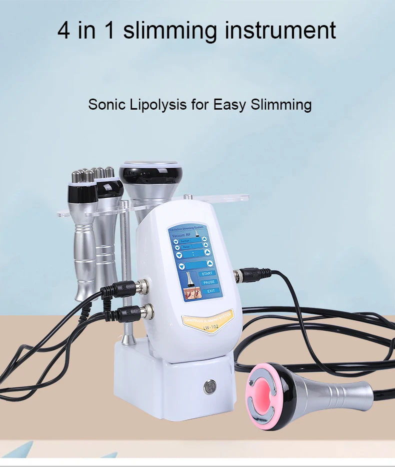 40K Cavitation Machine 4-1 Ultrasonic RF Body Shaping device