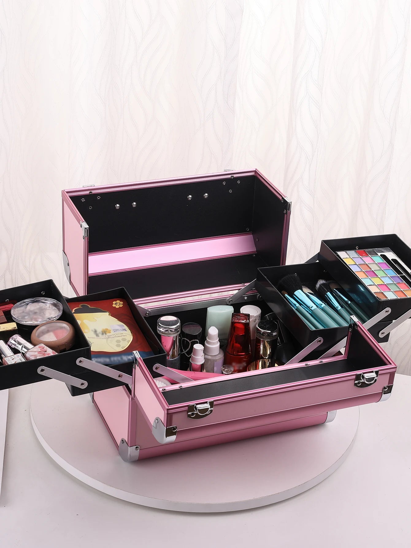 Makeup Train Case Aluminum Alloy