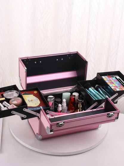 Makeup Train Case Aluminum Alloy