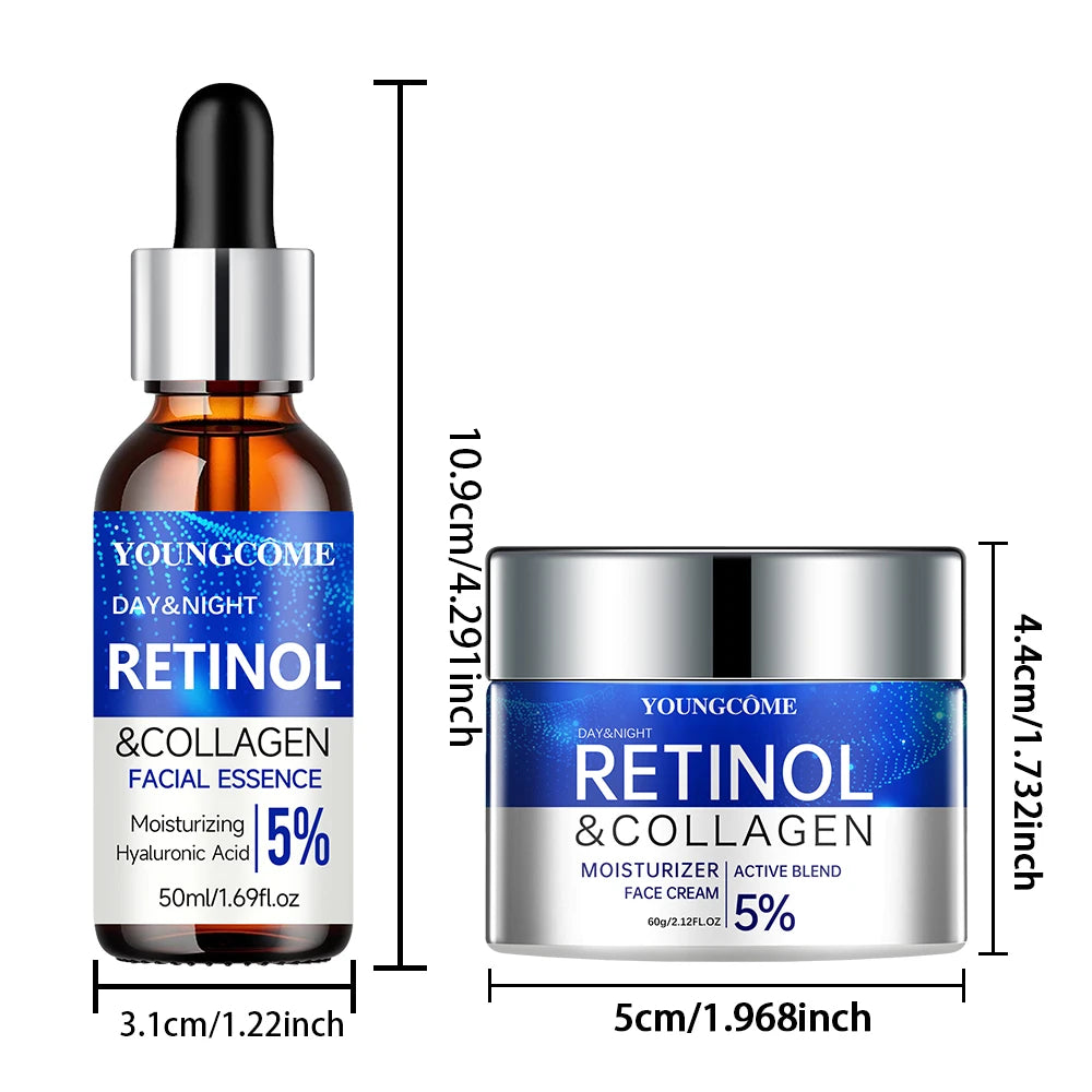 Retinol Cream Serum Combo Set