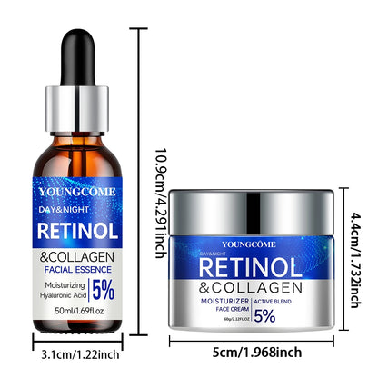 Retinol Cream Serum Combo Set