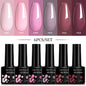 LILYCUTE 6Pcs/Set 7ML Gel DIY Nail Polish