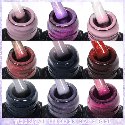Changing AurorasThermal Rubber Base Gel Nail Polish